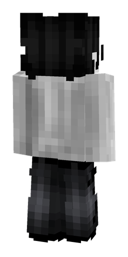 Black skin: body, back render