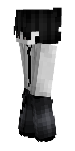 Black skin: body, left side render