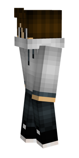 Black skin: body, left side render