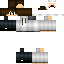 Black skin: raw texture render