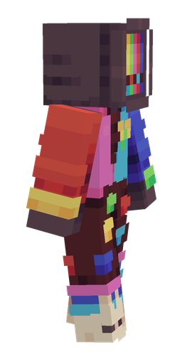 Blue skin: body, right side render