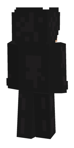 Black skin: body, back render