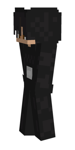 Black skin: body, left side render