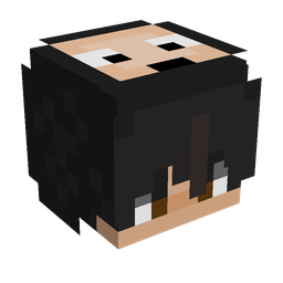 Black skin: head render