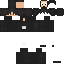 Black skin: raw texture render