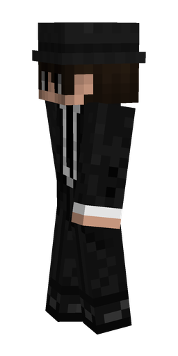 Black skin: body, left side render