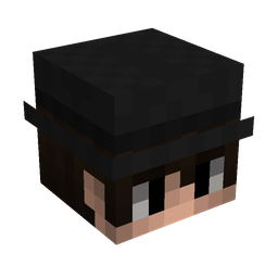Black skin: head render