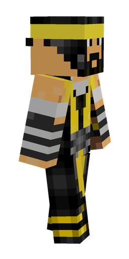 Black skin: body, right side render