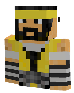Black skin: bust render