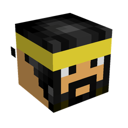 Black skin: head render