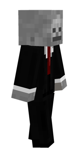Black skin: body, right side render