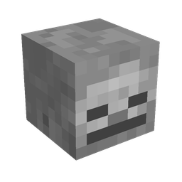 Black skin: head render