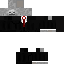 Black skin: raw texture render