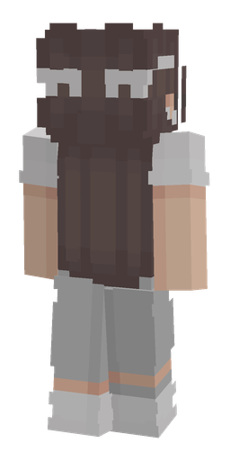 Gray skin: body, back render
