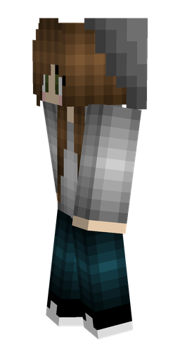 Black skin: body, left side render