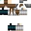 Black skin: raw texture render