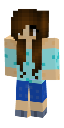 Blue skin: body, front render