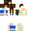 Blue skin: raw texture render
