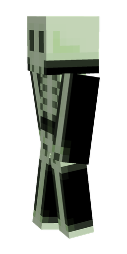 Black skin: body, left side render