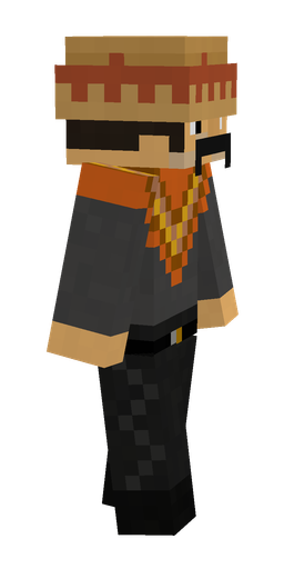 Black skin: body, right side render