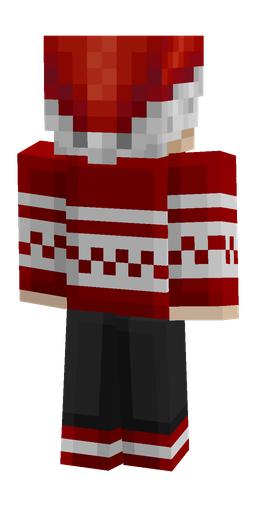 Black skin: body, back render