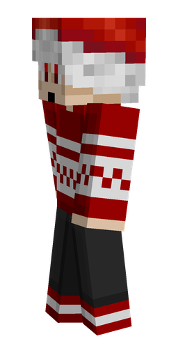 Black skin: body, left side render