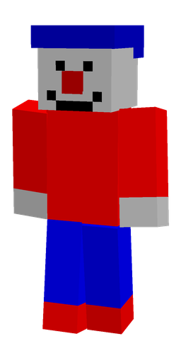 Blue skin: body, front render