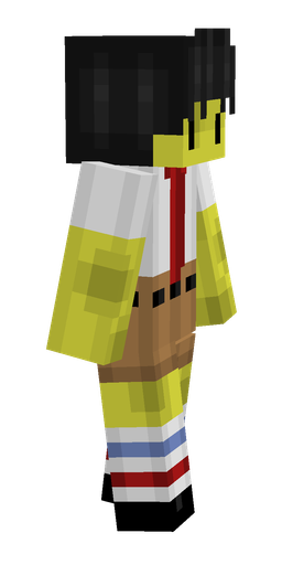 Black skin: body, right side render