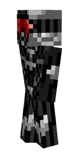Black skin: body, left side render