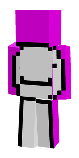 Pink skin: body, front render