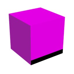 Pink skin: head render