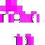 Pink skin: raw texture render