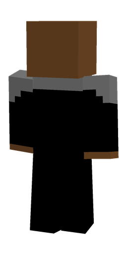 Black skin: body, back render
