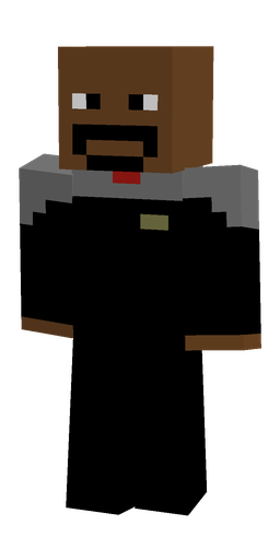 Black skin: body, front render