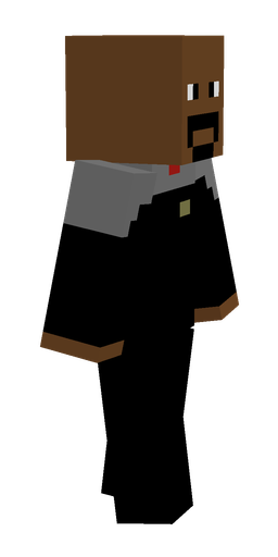 Black skin: body, right side render