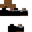 Black skin: raw texture render