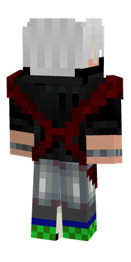 Black skin: body, back render