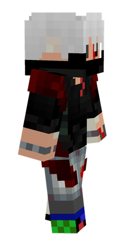 Black skin: body, right side render
