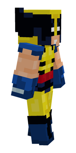Black skin: body, right side render