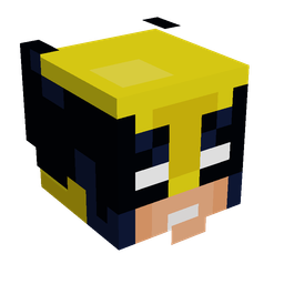Black skin: head render