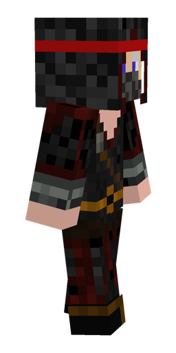 Black skin: body, right side render