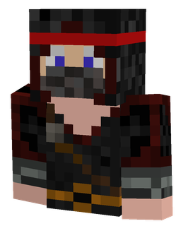 Black skin: bust render