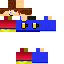 Blue skin: raw texture render