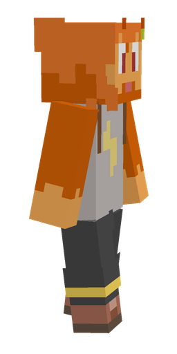 Black skin: body, right side render