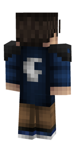 Black skin: body, back render