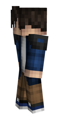 Black skin: body, left side render
