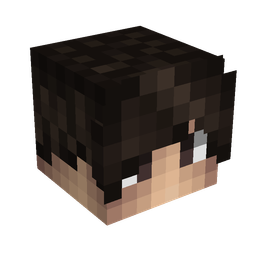 Black skin: head render