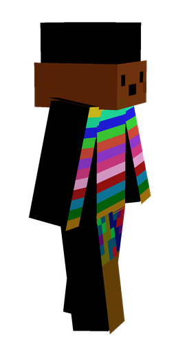 Blue skin: body, right side render