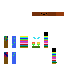 Blue skin: raw texture render
