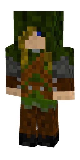 Black skin: body, front render